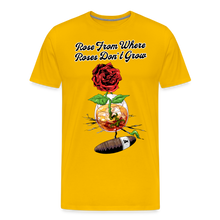 Load image into Gallery viewer, Concrete Rose and Cigar T-Shirt - sun yellow