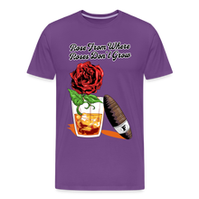 Load image into Gallery viewer, Whiskey Rose T-Shirt - purple