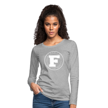Load image into Gallery viewer, Fumar Women's Premium Long Sleeve T-Shirt - heather gray
