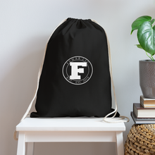 Load image into Gallery viewer, Fumar - Cotton Drawstring Bag - black