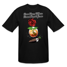 Load image into Gallery viewer, Concrete Rose Tall T-Shirt - black