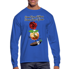 Load image into Gallery viewer, Concrete Rose Long Sleeve T-Shirt - royal blue