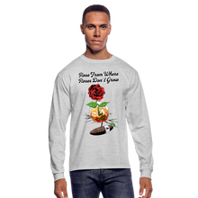 Load image into Gallery viewer, Concrete Rose Long Sleeve T-Shirt - heather gray