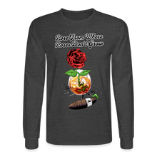 Load image into Gallery viewer, Concrete Rose Long Sleeve T-Shirt - heather black