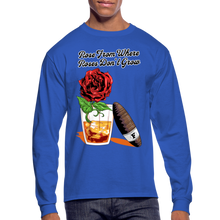 Load image into Gallery viewer, Whiskey Rose Long Sleeve T-Shirt - royal blue