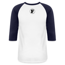 Load image into Gallery viewer, Cigar Hug - Baseball T-Shirt - white/navy