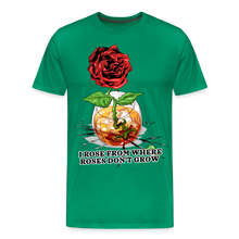 Load image into Gallery viewer, Concrete Rose Men's T-Shirt - kelly green