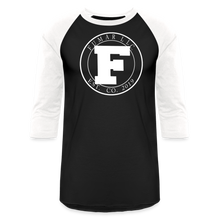 Load image into Gallery viewer, White Fumar Women's Baseball T-Shirt - black/white