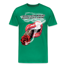 Load image into Gallery viewer, Smoking Rose Men's Premium T-Shirt - kelly green