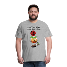 Load image into Gallery viewer, Concrete Rose T-Shirt - heather gray