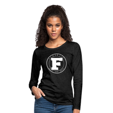 Load image into Gallery viewer, Fumar Women's Premium Long Sleeve T-Shirt - charcoal grey