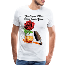 Load image into Gallery viewer, Whiskey Rose T-Shirt - white