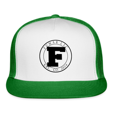 Load image into Gallery viewer, Fumar Trucker Hat - white/kelly green