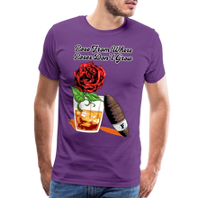 Load image into Gallery viewer, Whiskey Rose T-Shirt - purple