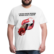 Load image into Gallery viewer, Smoking Rose Men's Premium T-Shirt - white