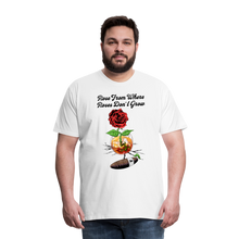 Load image into Gallery viewer, Concrete Rose T-Shirt - white
