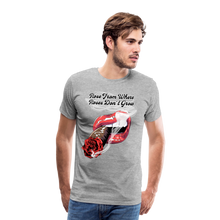 Load image into Gallery viewer, Smoking Rose T-Shirt - heather gray