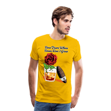 Load image into Gallery viewer, Whiskey Rose T-Shirt - sun yellow