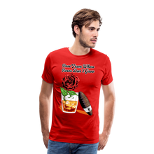 Load image into Gallery viewer, Whiskey Rose T-Shirt - red