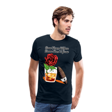 Load image into Gallery viewer, Whiskey Rose T-Shirt - deep navy