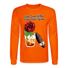 Load image into Gallery viewer, Whiskey Rose Long Sleeve T-Shirt - orange