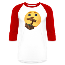 Load image into Gallery viewer, Cigar Hug - Baseball T-Shirt - white/red