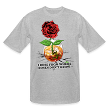 Load image into Gallery viewer, Concrete Rose Tall T-Shirt - heather gray