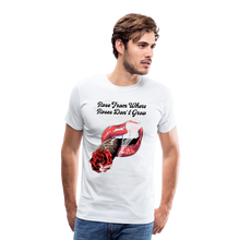 Load image into Gallery viewer, Smoking Rose T-Shirt - white