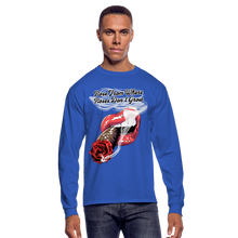 Load image into Gallery viewer, Smoking Rose Long Sleeve T-Shirt - royal blue