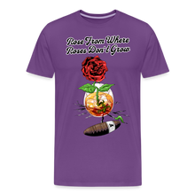 Load image into Gallery viewer, Concrete Rose and Cigar T-Shirt - purple