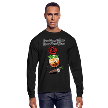 Load image into Gallery viewer, Concrete Rose Long Sleeve T-Shirt - black