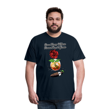 Load image into Gallery viewer, Concrete Rose T-Shirt - deep navy