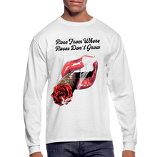 Load image into Gallery viewer, Smoking Rose Long Sleeve T-Shirt - white