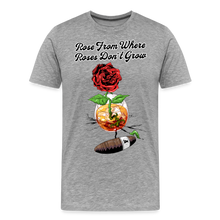 Load image into Gallery viewer, Concrete Rose and Cigar T-Shirt - heather gray