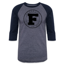 Load image into Gallery viewer, Fumar Baseball T-Shirt - heather blue/navy
