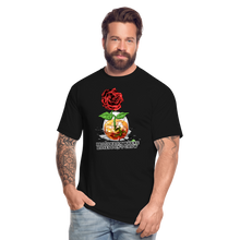 Load image into Gallery viewer, Concrete Rose Tall T-Shirt - black