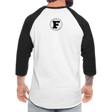 Load image into Gallery viewer, Tiki Mask Baseball T-Shirt - white/black