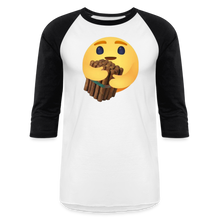 Load image into Gallery viewer, Cigar Hug - Baseball T-Shirt - white/black