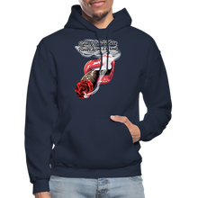 Load image into Gallery viewer, Smoking Rose Hoodie - navy