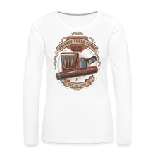 Load image into Gallery viewer, W.T.F Women's Premium Long Sleeve T-Shirt - white