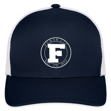 Load image into Gallery viewer, Fumar Flexfit Fitted Baseball Cap - navy/white