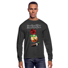 Load image into Gallery viewer, Concrete Rose Long Sleeve T-Shirt - heather black