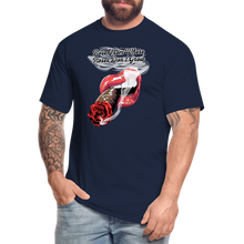 Load image into Gallery viewer, Smoking Rose Tall Men's T-Shirt - navy