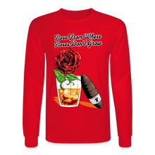 Load image into Gallery viewer, Whiskey Rose Long Sleeve T-Shirt - red