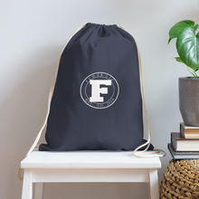 Load image into Gallery viewer, Fumar - Cotton Drawstring Bag - navy
