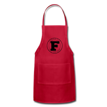 Load image into Gallery viewer, Black Fumar Logo on Adjustable Apron - red