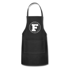 Load image into Gallery viewer, White Fumar Logo on Adjustable Apron - black