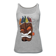 Load image into Gallery viewer, Tiki Mask Women's Tank Top - heather gray
