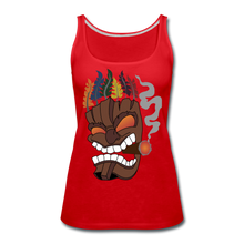 Load image into Gallery viewer, Tiki Mask Women's Tank Top - red