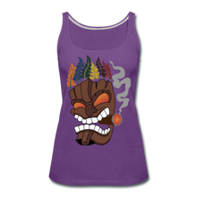 Load image into Gallery viewer, Tiki Mask Women's Tank Top - purple